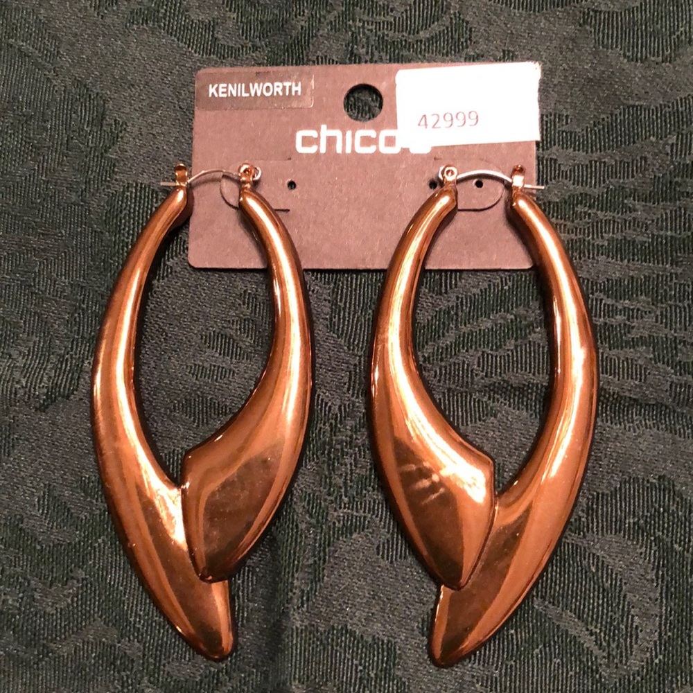 🌞Chico’s Coppertone Pierced Earrings 🌼
